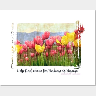 Parkinson's Tulip Field Awareness For A Cure Posters and Art